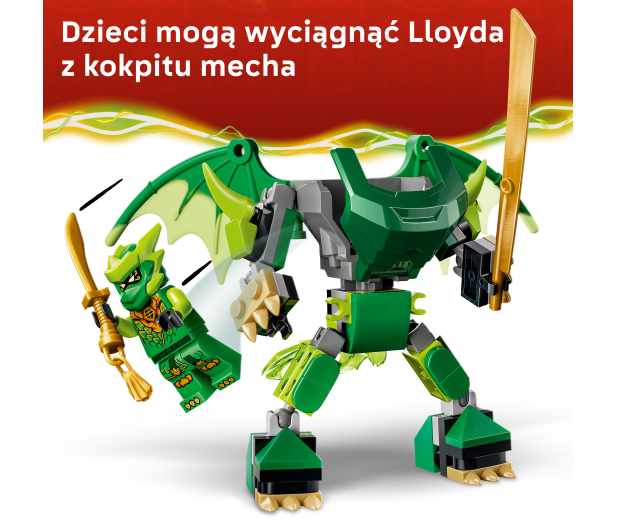 LEGO NINJAGO 71862 Smoczy Mech Lloyda — zestaw bitewny - 1529823 - zdjęcie 7